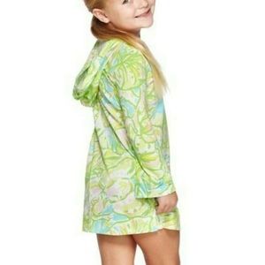 Lilly Pulitzer Kids Swim Coverup - Green and Blue Floral